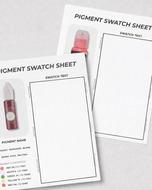 Pigment Swatch Template